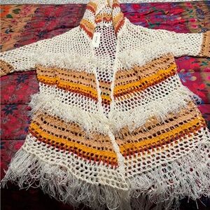 Boho Kimono from Three Bird Nest with Fringe!